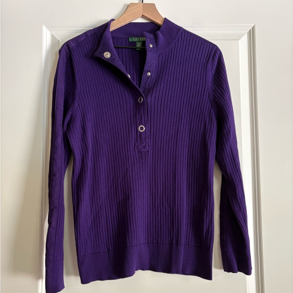 Lauren Ralph Lauren 1/4 Snap Women’s Sweater